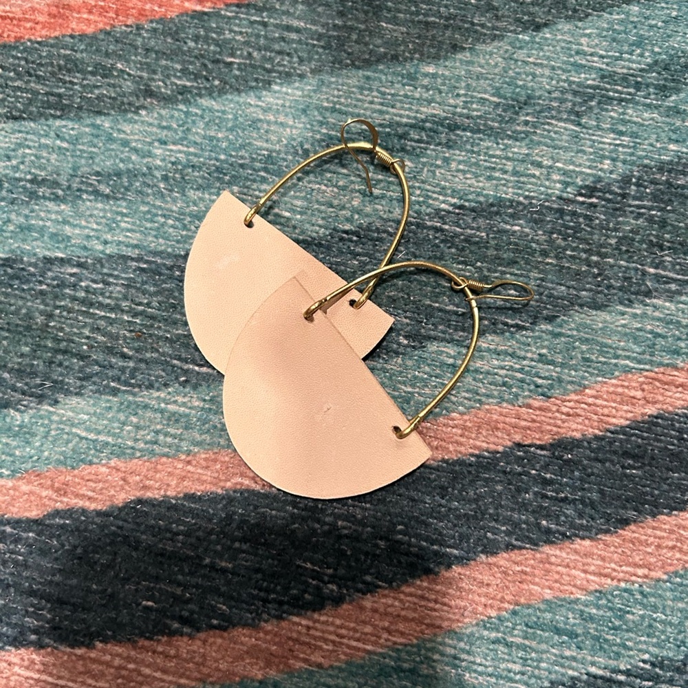 Colorful Abstract Earrings - Picture 2 of 3
